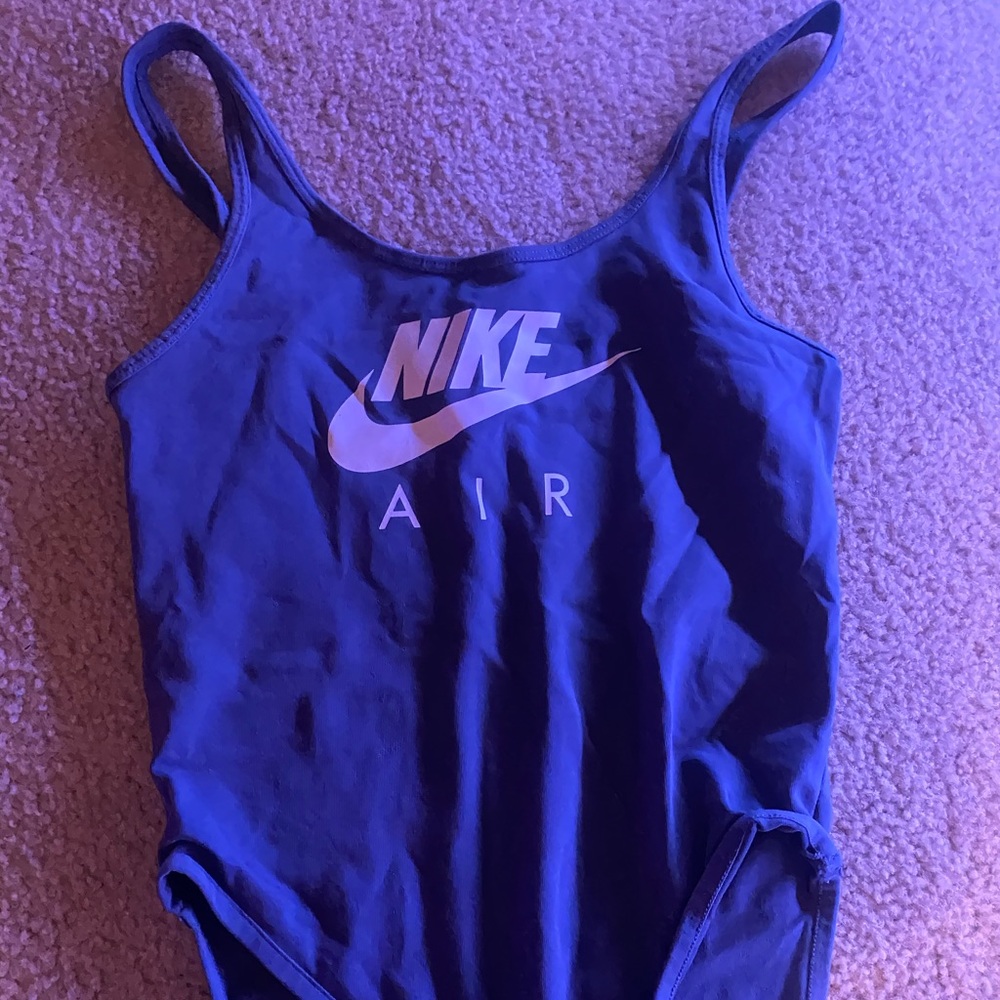 Blue Nike bodysuit